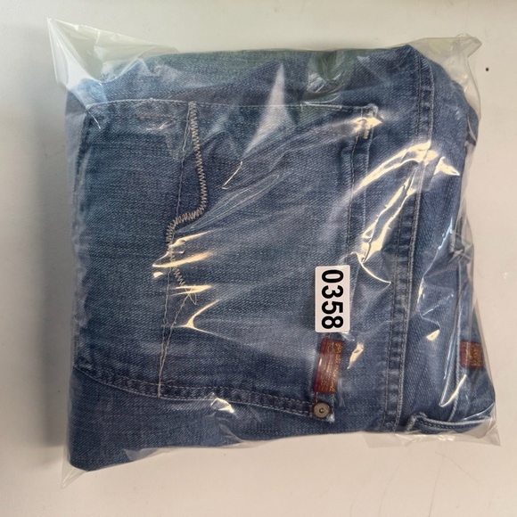 7 for All Mankind Jeans Mens 38 Blue Austyn Straight Mid Rise Medium Wash - Picture 12 of 12